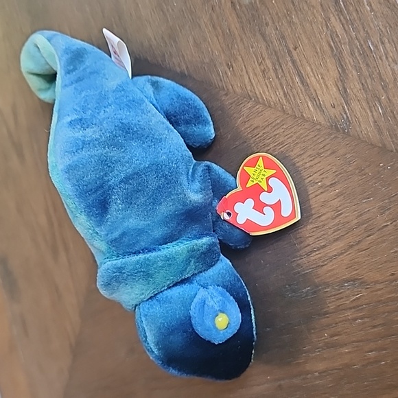 RAINBOW the Ty-Dye Chameleon BEANIE BABY 1997 ULTRA RARE and discontinued - Picture 6 of 8